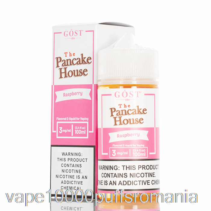 Vape Romania Raspberry - The Pancake House - Gost Vapor - 100ml 0mg